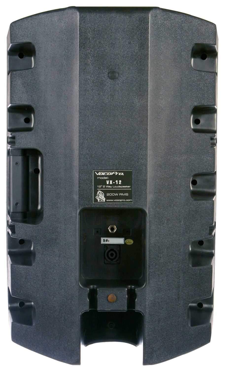 VocoPro VX-12 Powered 2-Way Speaker - 12" - PSSL ProSound and Stage Lighting