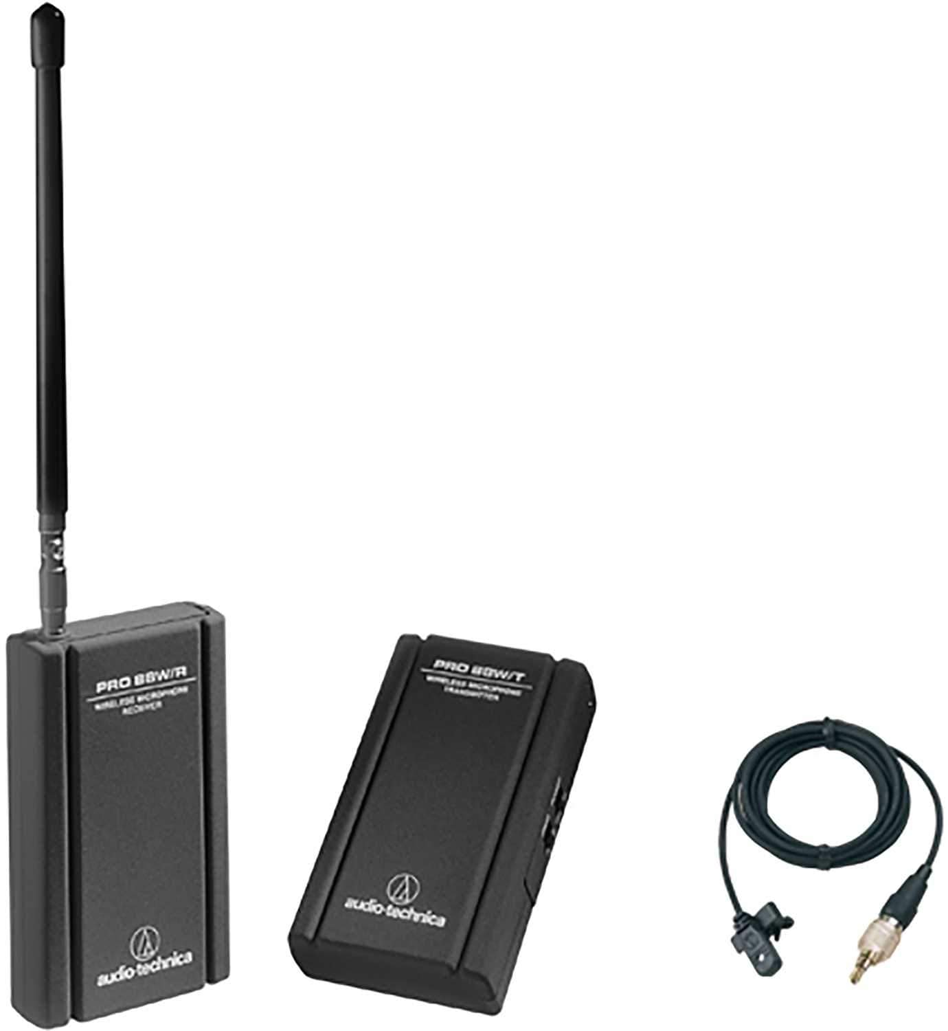 Audio Technica PRO88W Camera Mount Wireless Lav 68 - PSSL ProSound and Stage Lighting