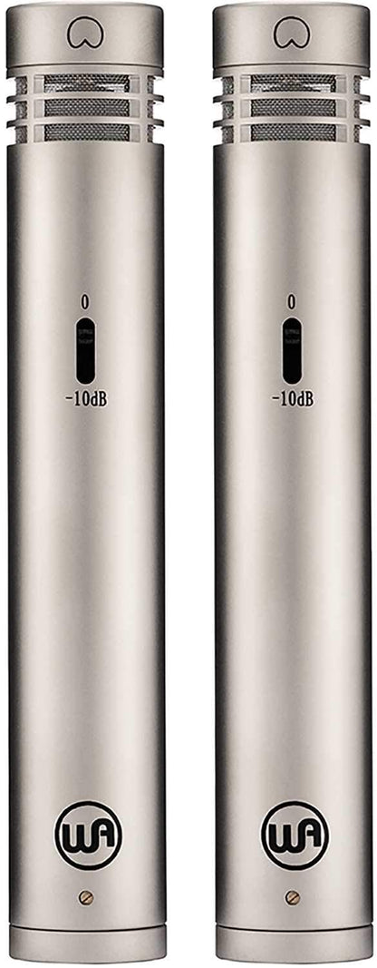 Warm Audio WA84 Nickel Small Diaphragm Microphone Pair - PSSL ProSound and Stage Lighting