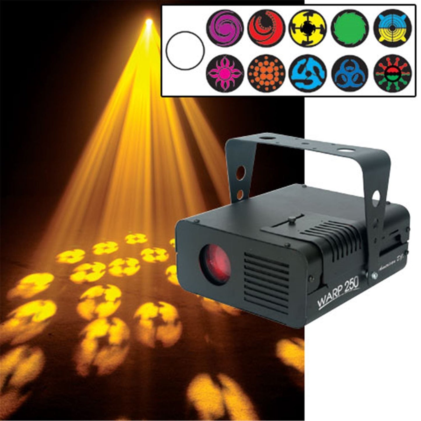 American DJ WARP250 Muli-Color Effects Light (ELC) - PSSL ProSound and Stage Lighting