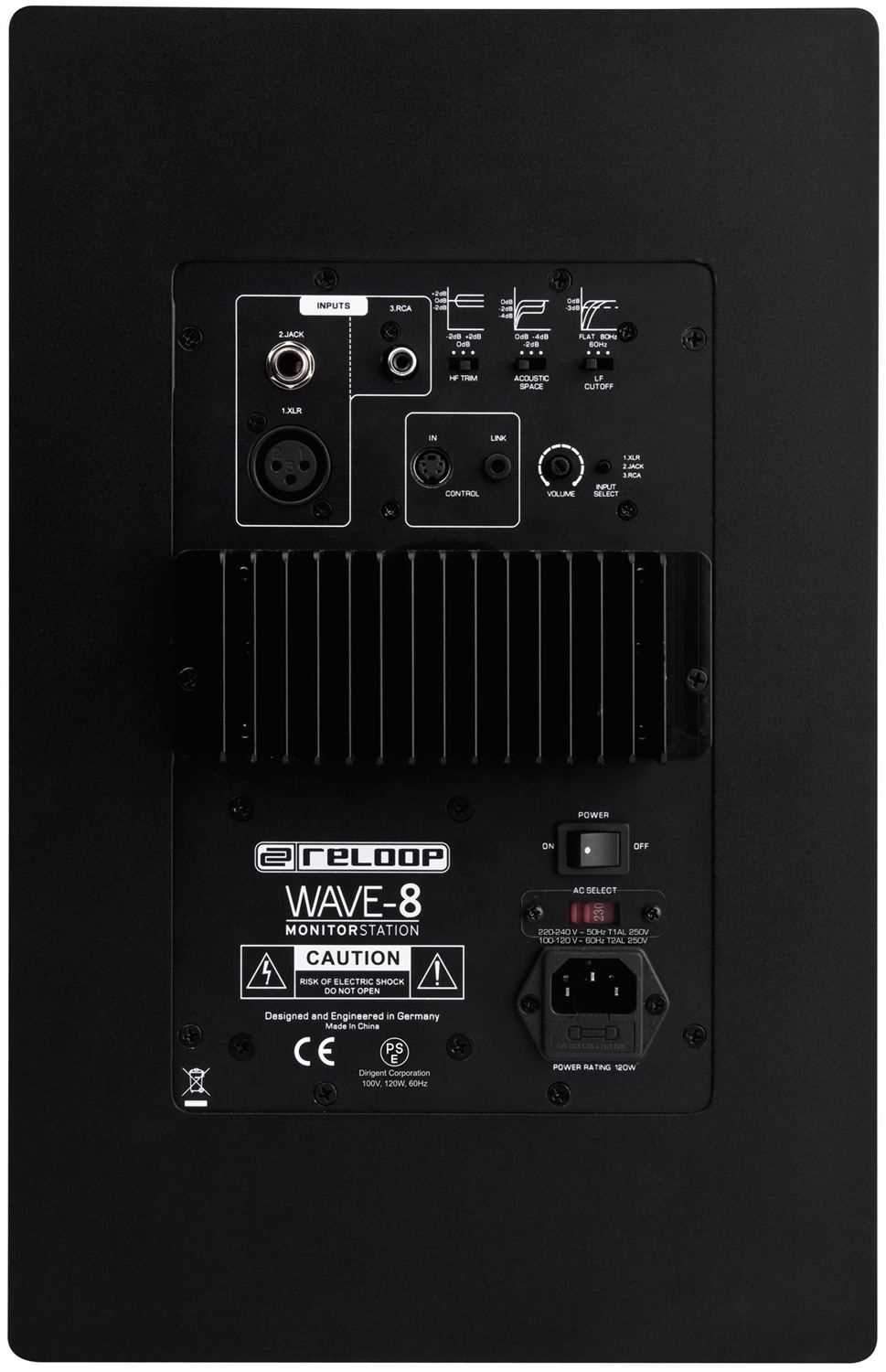 Reloop Wave 8" Powered DJ & Producer Monitor - PSSL ProSound and Stage Lighting