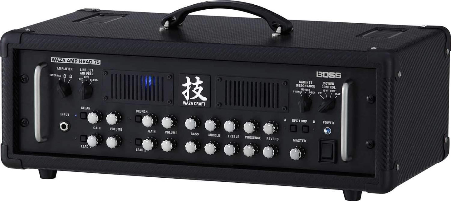 Boss WAZA-HD75 75W Guitar Amplifier Head - PSSL ProSound and Stage Lighting