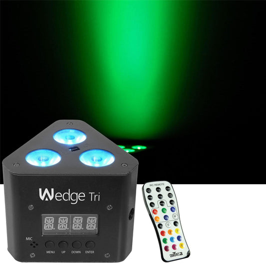 Chauvet Wedge Tri Truss Warmer RGB LED Light with Remote - PSSL ProSound and Stage Lighting