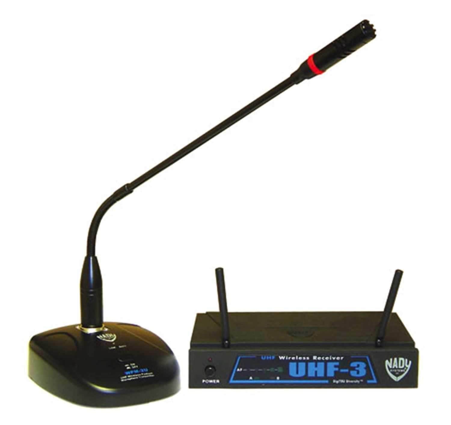 Nady WPM-2U Wireless Podium Mic & UHF-3 System - PSSL ProSound and Stage Lighting
