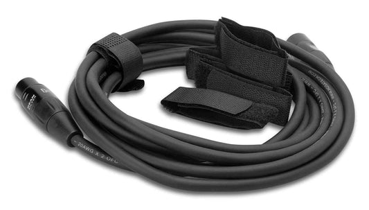 Hosa Black Hook & Loop Velcro Cable Wrap 8-Inch (5pcs) - PSSL ProSound and Stage Lighting