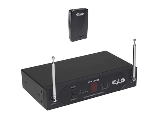 CAD WX1210 VHF Bodypack Wireless Microphone - PSSL ProSound and Stage Lighting