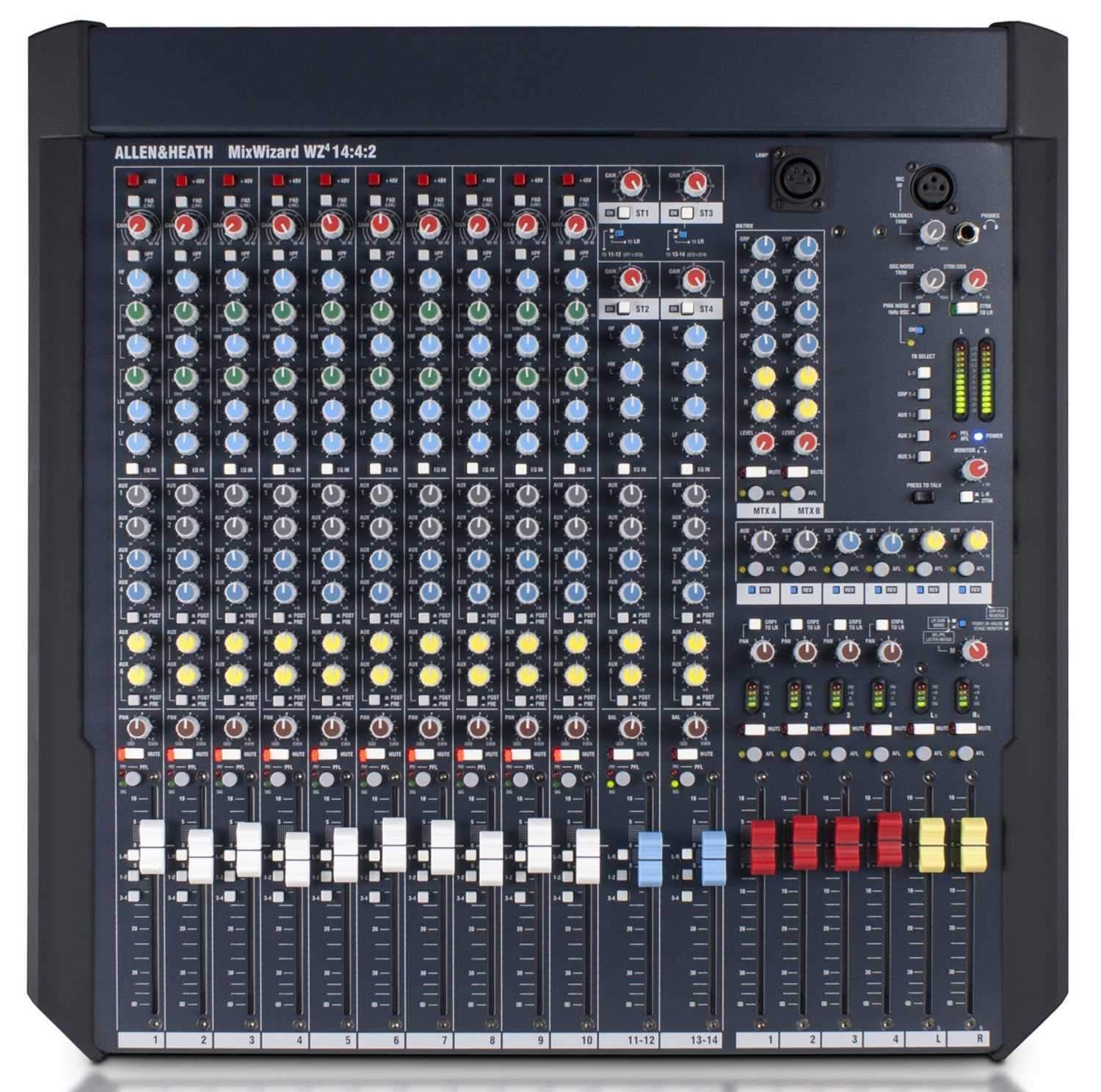 Allen & Heath Mix Wizard 14-Channel 4-Bus Mixer - PSSL ProSound and Stage Lighting