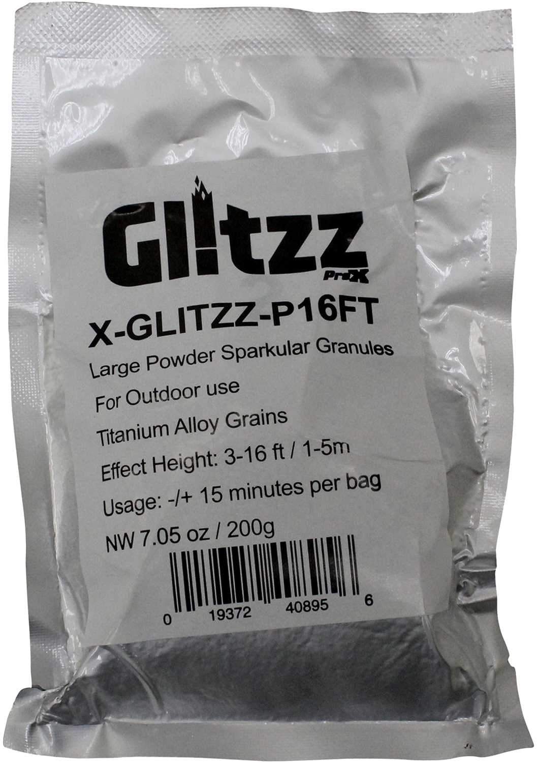 ProX Blitzz Powder Sparkular Granules 16-Foot Height - PSSL ProSound and Stage Lighting