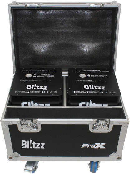 ProX X-BLITZZX2 Cold Spark Effect Machine 2-Pack - PSSL ProSound and Stage Lighting