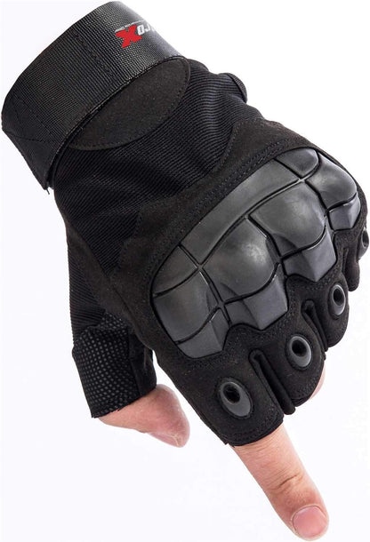 ProX X-Gripz Hard Knuckle Fingerless Gloves - PSSL ProSound and Stage Lighting