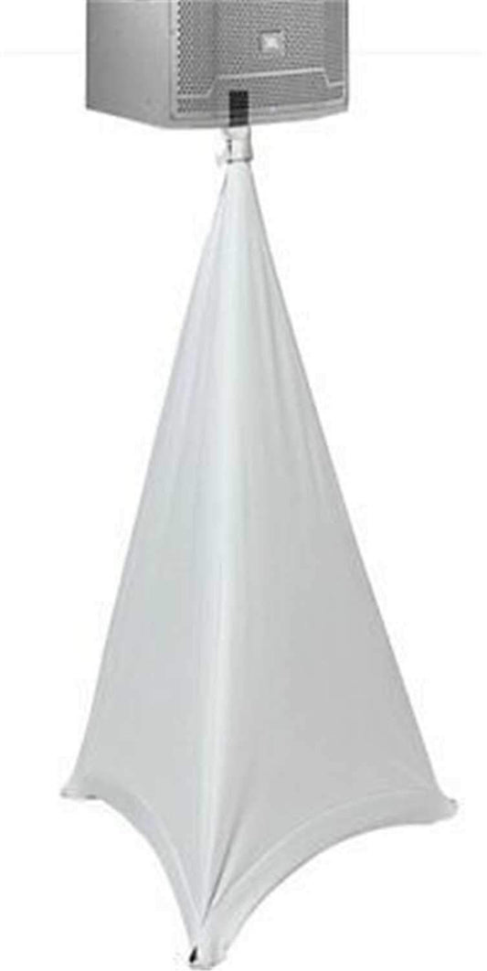 ProX X-SP3SC-W White 3-Side Speaker Stand Scrim - PSSL ProSound and Stage Lighting