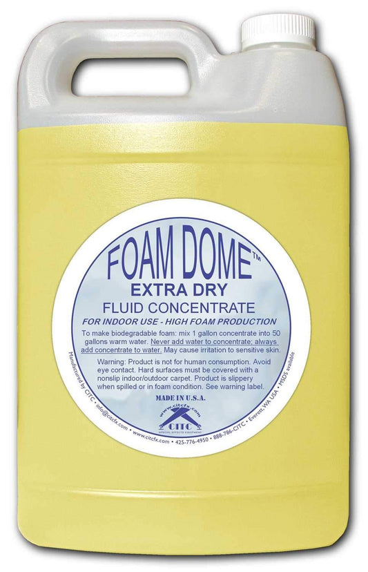 CITC Foam Dome Fluid Extra Dry Concentrate 1 Gal - PSSL ProSound and Stage Lighting