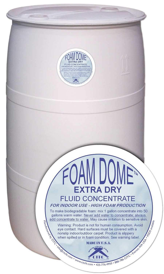 CITC Foam Dome Fluid Extra Dry Concentrate 55 Ga - PSSL ProSound and Stage Lighting