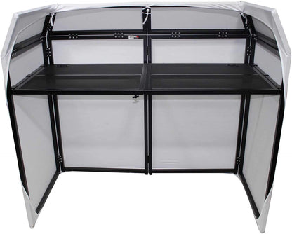 ProX XF-MESA MK2 DJ Booth With Black & White Scrims - PSSL ProSound and Stage Lighting