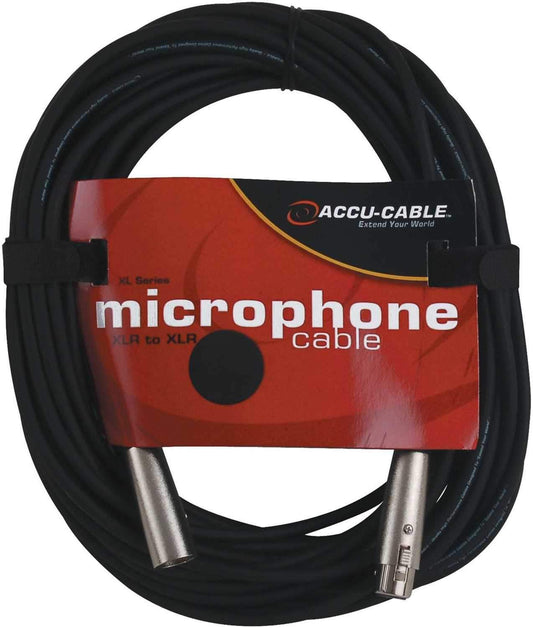 Accu-Cable XL25 25Ft Xlr (M) To Xlr (F) Mic Cable - PSSL ProSound and Stage Lighting