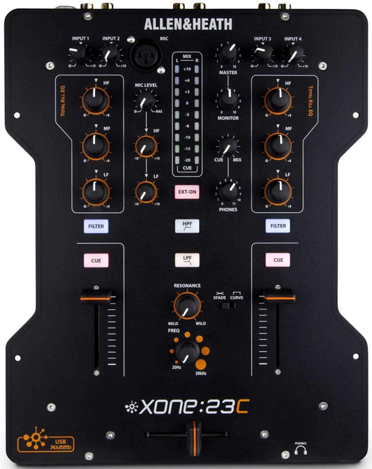 Allen & Heath XONE:23C 2-Channel DJ Mixer - PSSL ProSound and Stage Lighting