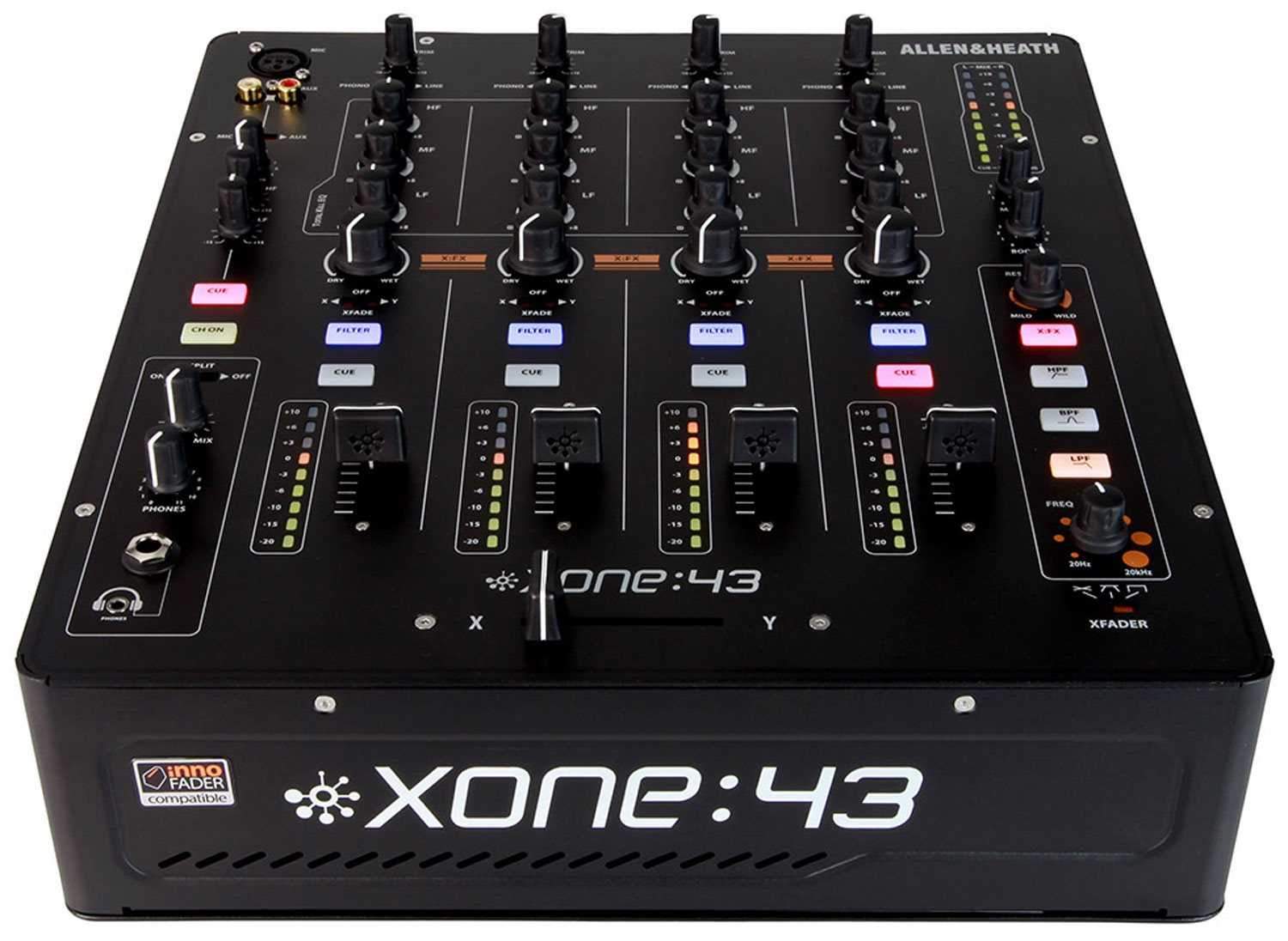 Allen & Heath XONE:43 4 Plus 1 Channel DJ Scratch Mixer - PSSL ProSound and Stage Lighting