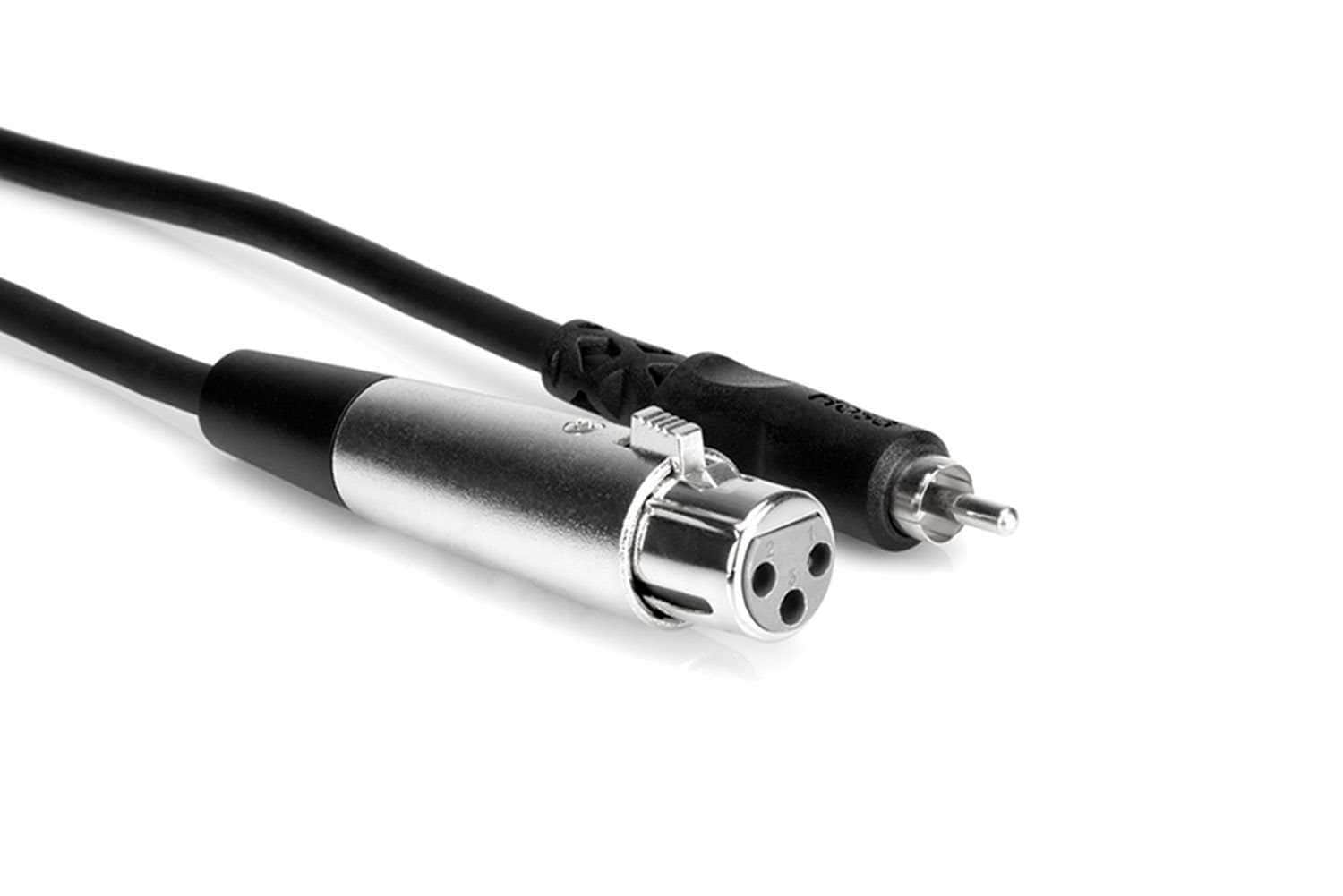 Hosa XRF-115 15ft XLR (F) to RCA (M) Cable - PSSL ProSound and Stage Lighting