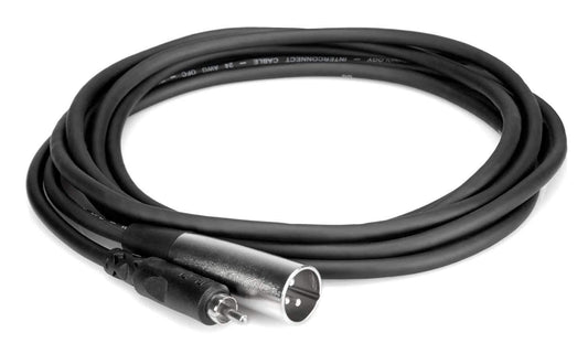 Hosa XRM-120 20Ft XLR (M) to RCA (M) Cable - PSSL ProSound and Stage Lighting