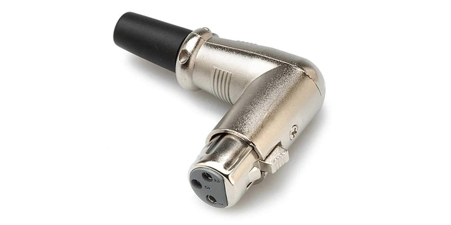 Hosa XRR-318F Right Angle XLR (F) Connector - PSSL ProSound and Stage Lighting