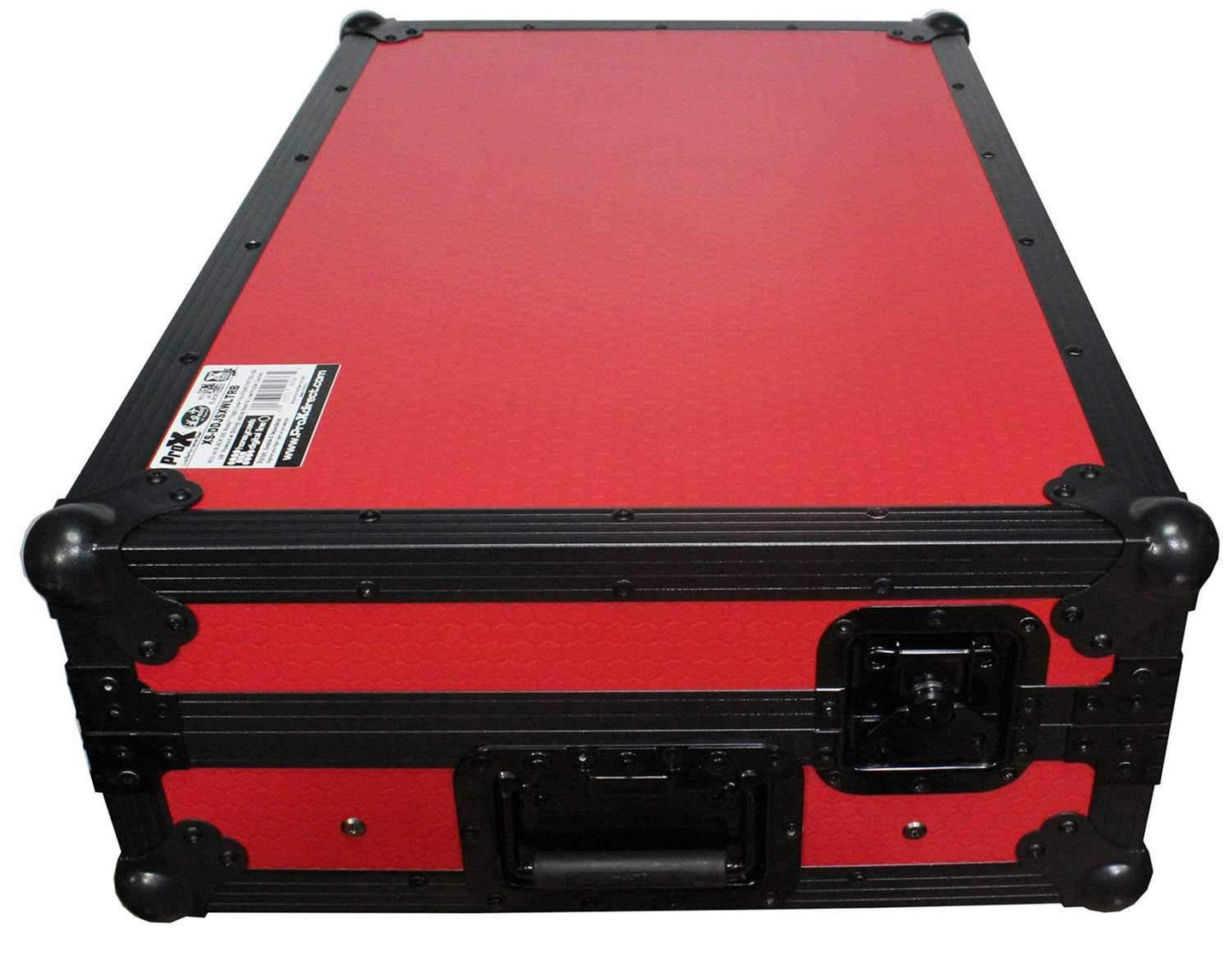 ProX XS-DDJSXWLTRB Red on Black Case for Pioneer DDJ-SX3 DJ Controller - PSSL ProSound and Stage Lighting