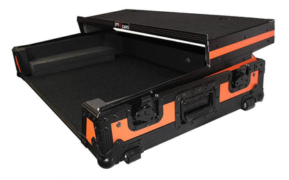 ProX XS-DDJSZWLTOB Black on Orange Flight Case for Pioneer DDJ-SZ2 - PSSL ProSound and Stage Lighting