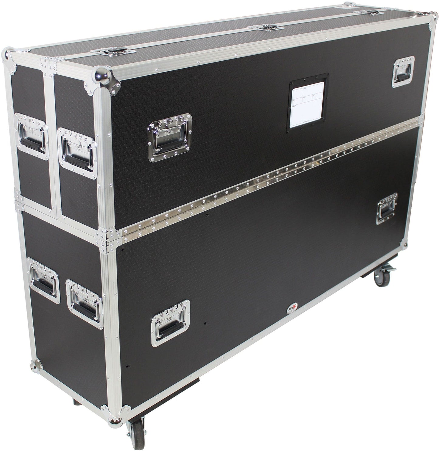 ProX XS-LCD5570WX2 Dual 55-70-Inch Universal TV Case with 4x4-Inch Casters - PSSL ProSound and Stage Lighting