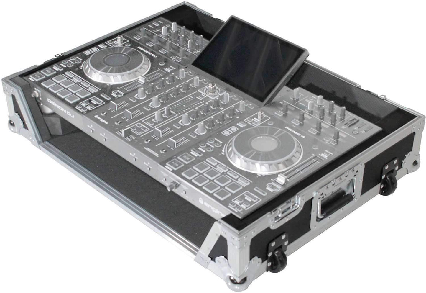 ProX XS-PRIME4-W Case with Wheels for Denon Prime 4 DJ Controller - PSSL ProSound and Stage Lighting