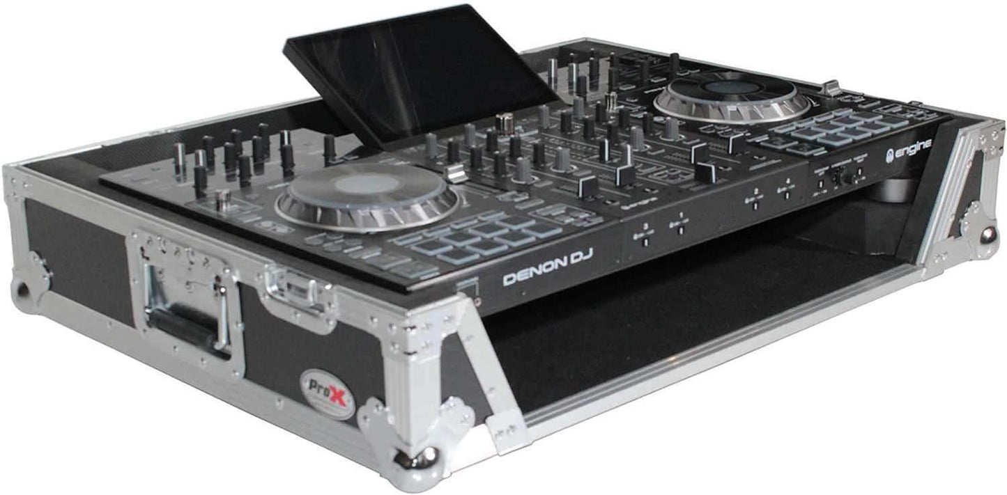ProX XS-PRIME4-W Case with Wheels for Denon Prime 4 DJ Controller - PSSL ProSound and Stage Lighting