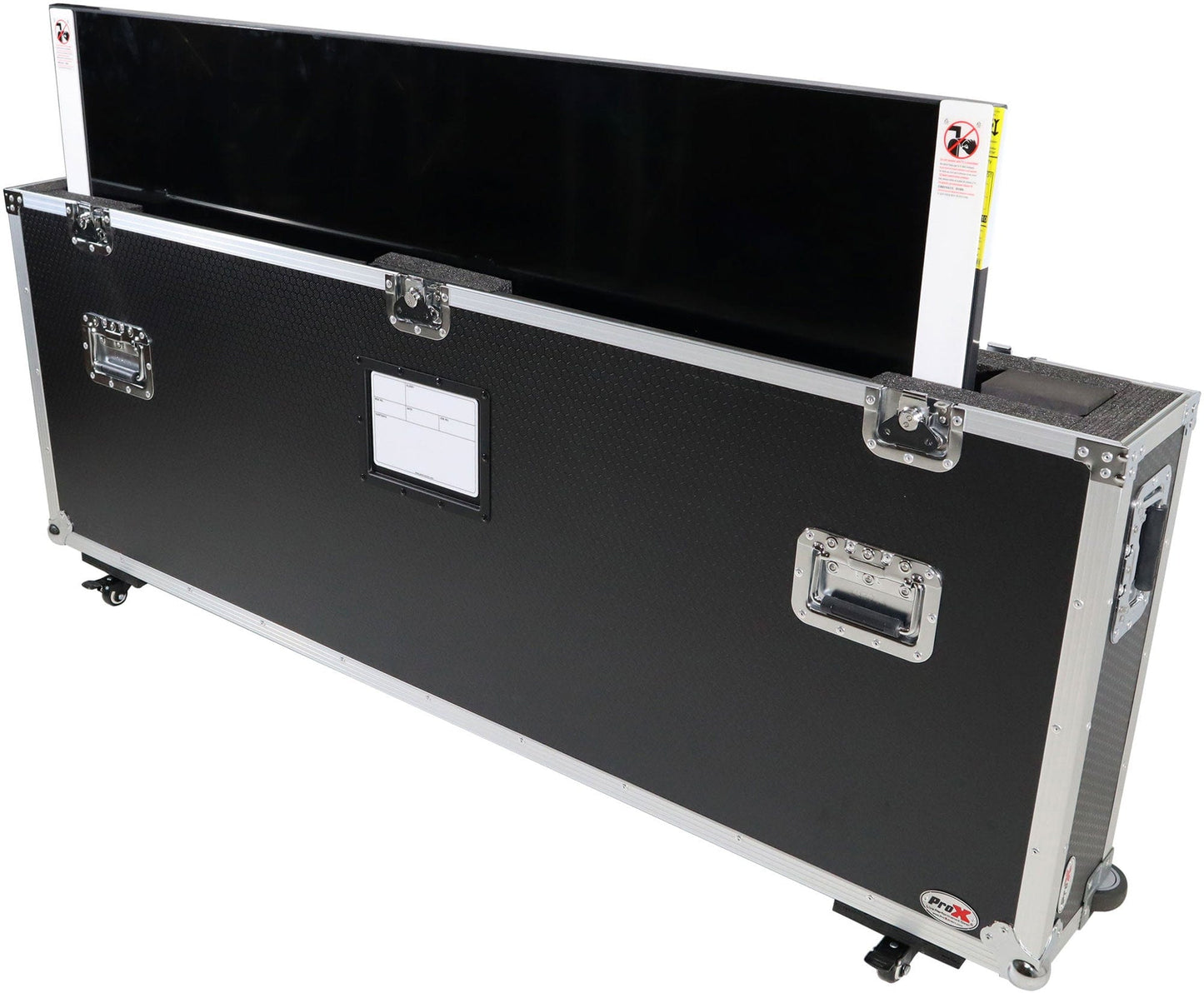 ProX XS-TV6070W Flight Case for Single 60 or 70-Inch TV with Low Profile Wheels - PSSL ProSound and Stage Lighting