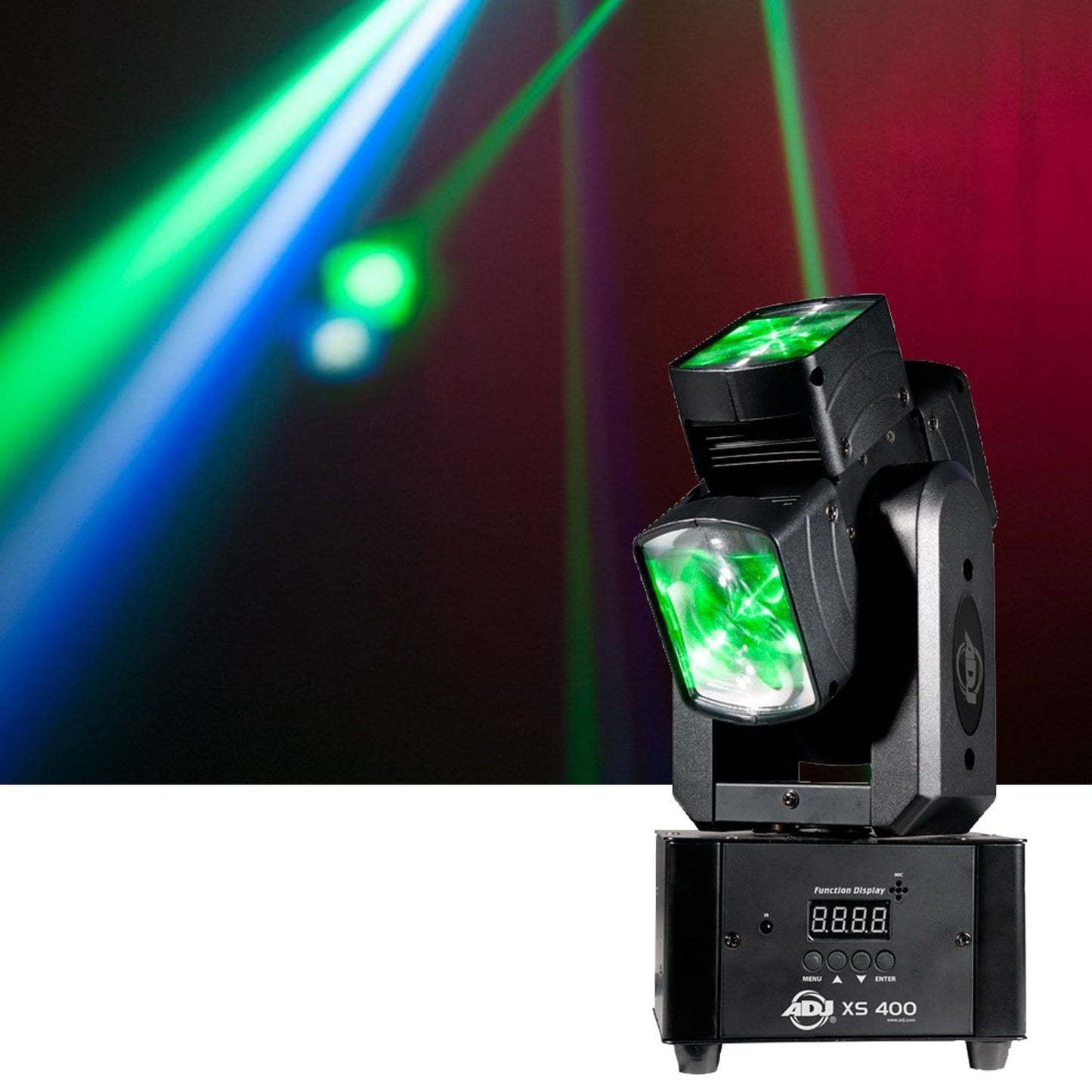 ADJ American Dj XS 400 4x10-Watt RGBW Moving Head Light - PSSL ProSound and Stage Lighting