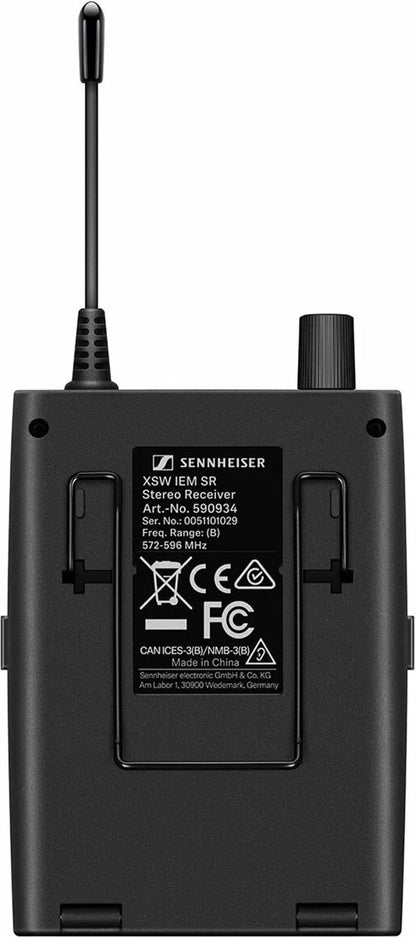 Sennheiser XSW IEM Complete Starter Set for In-Ear Monitoring (476-500 Megahertz) - PSSL ProSound and Stage Lighting