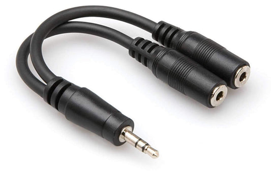 1 ft Slim 3.5mm Stereo Audio Cable - M/M