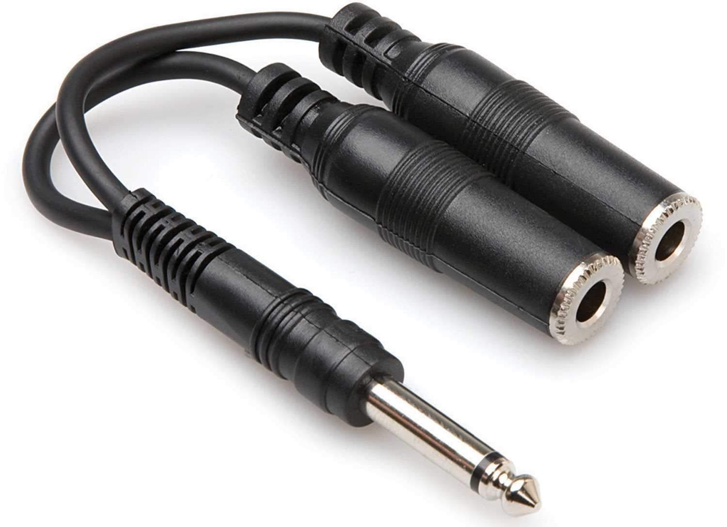 Hosa YPP-111 Y-Cable 1/4" (M) Mono to Dual 1/4" (F) Splitter - PSSL ProSound and Stage Lighting