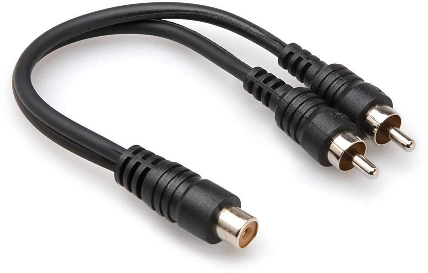 Hosa YRA-105 RCA (F) to Dual RCA (M) 6In Y-Cable - PSSL ProSound and Stage Lighting