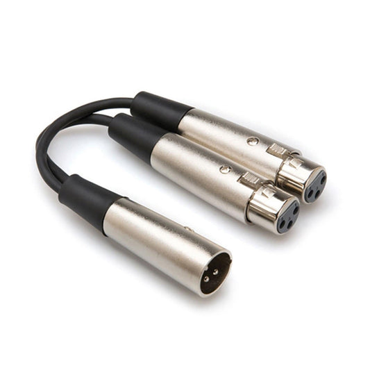 HOSA YXF-101.5 18in Dual XLR(F) to XLR(M) Y-Cable - PSSL ProSound and Stage Lighting
