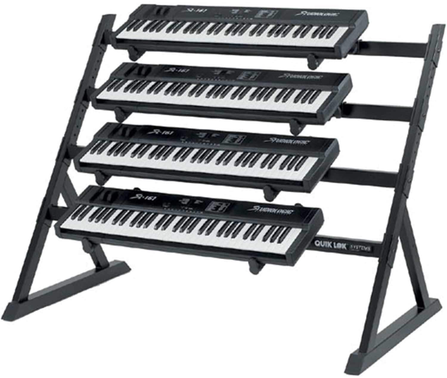 Quik Lok Z502 Heavy Duty 2 Tier Keyboard Stand - PSSL ProSound and Stage Lighting