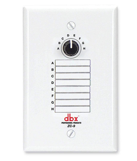 Dbx ZC-9 8 Position Zone Controller - PSSL ProSound and Stage Lighting