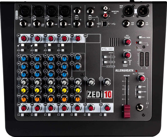 Allen & Heath ZEDI10 10-Channel Mixer - PSSL ProSound and Stage Lighting