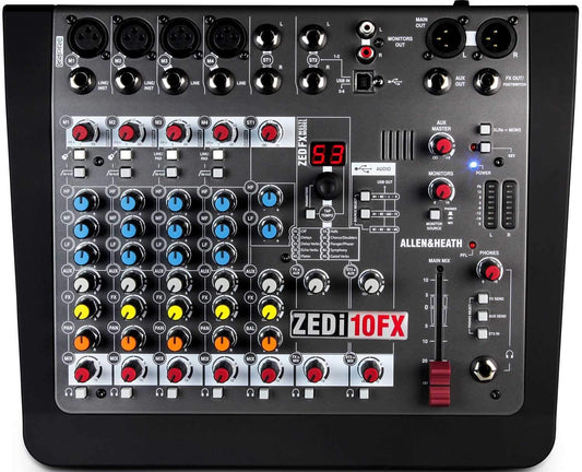 Allen & Heath ZEDI10FX 10-Channel Mixer - PSSL ProSound and Stage Lighting