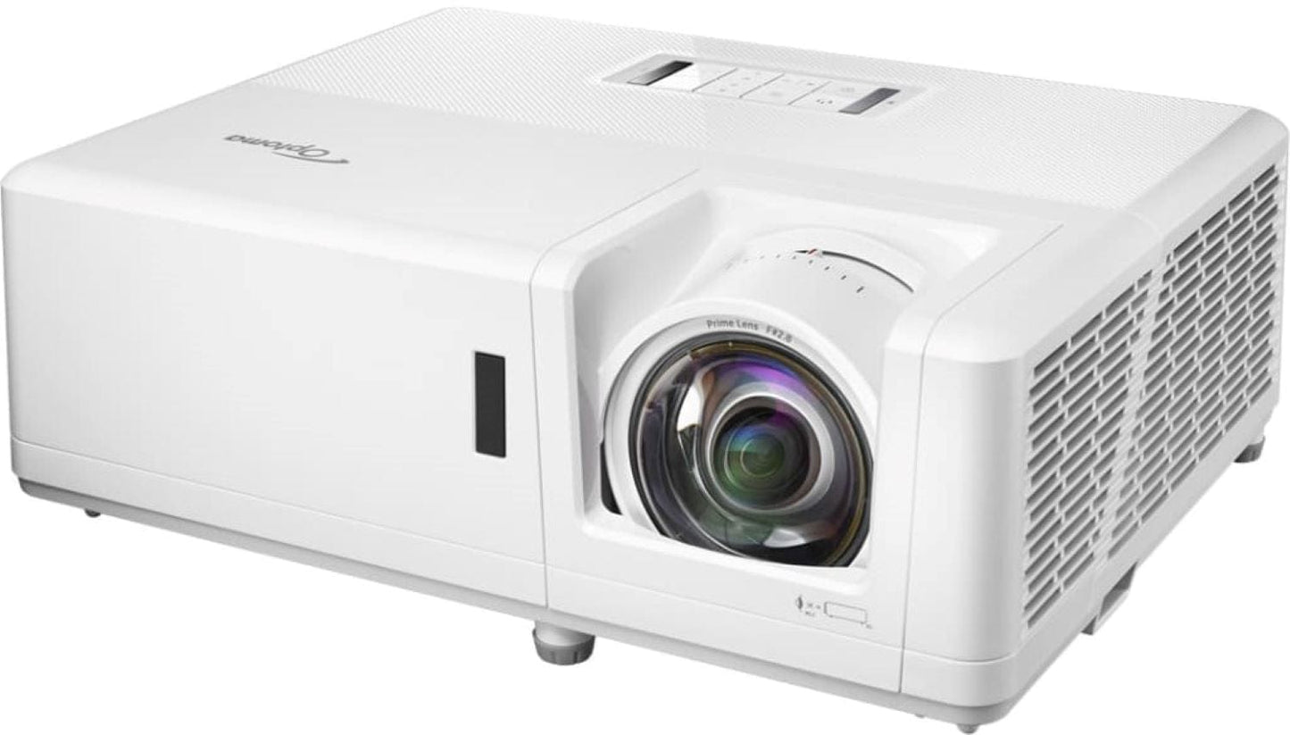 Optoma ZH406ST 1080P 4200 Laser Lumen Short Throw Data Projector In White - PSSL ProSound and Stage Lighting