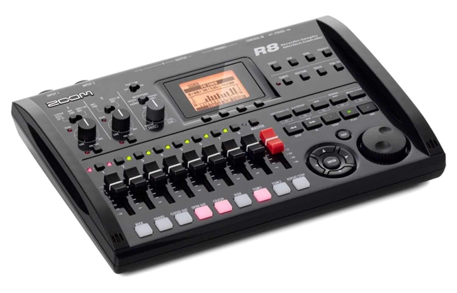 ZOOM R8 8-Track Digital Multi Track Recorder - PSSL ProSound and Stage Lighting