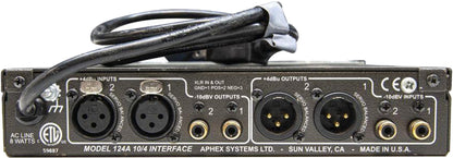 Aphex Model 124A 2-Channel Audio Level Interface - ProSound and Stage Lighting