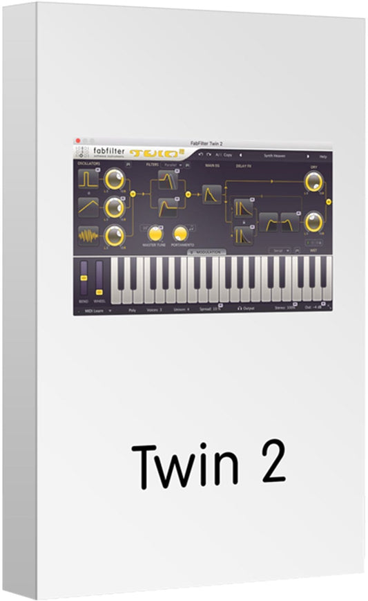 Fabfilter Twin 2 Powerful Virtual Analog Synth - ProSound and Stage Lighting