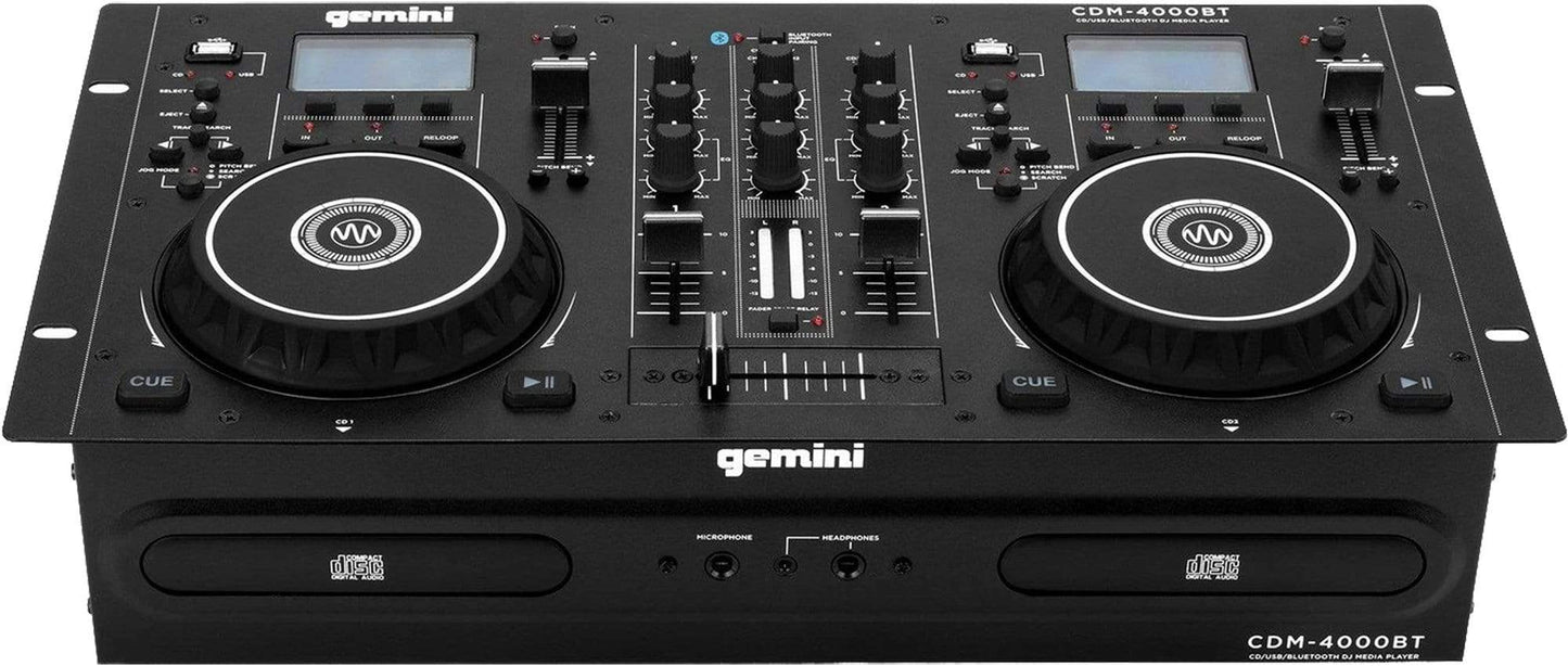 Gemini CDM-4000BT Dual MP3/CD/USD Mixer Console - ProSound and Stage Lighting