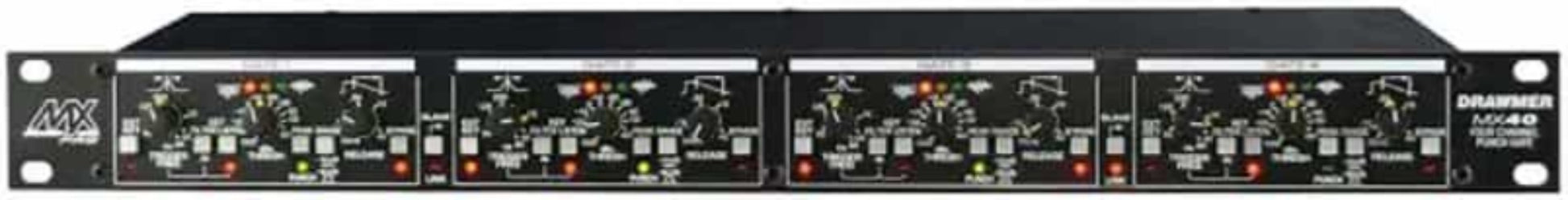 Drawmer MX40 Quad Punch Gate - ProSound and Stage Lighting