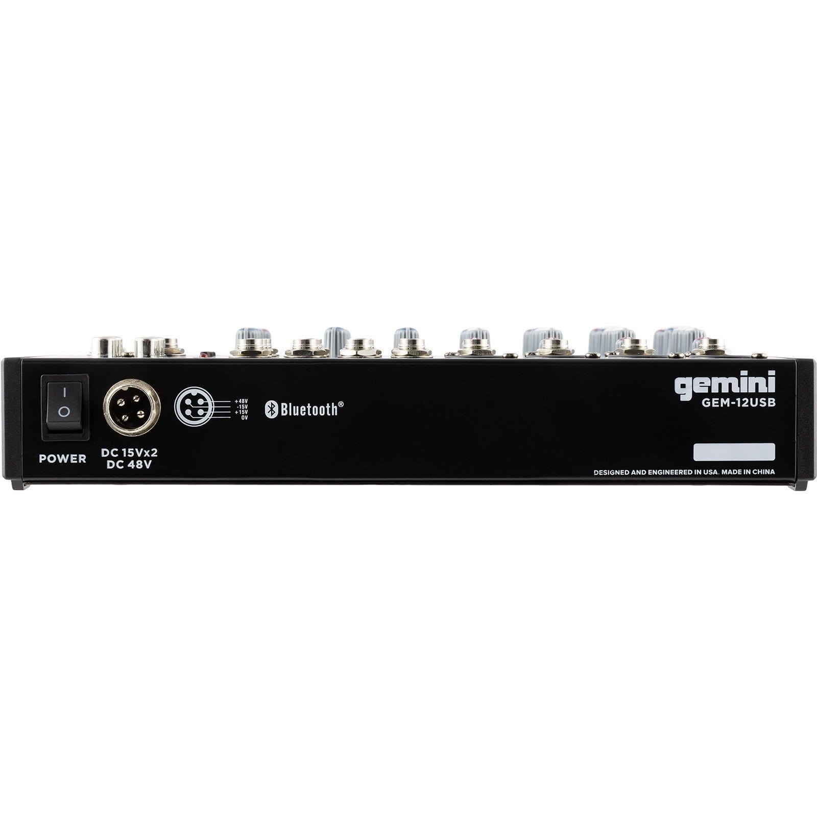 Gemini GEM-12USB 12-Channel USB Mixer w/ Bluetooth - PSSL ProSound and Stage Lighting