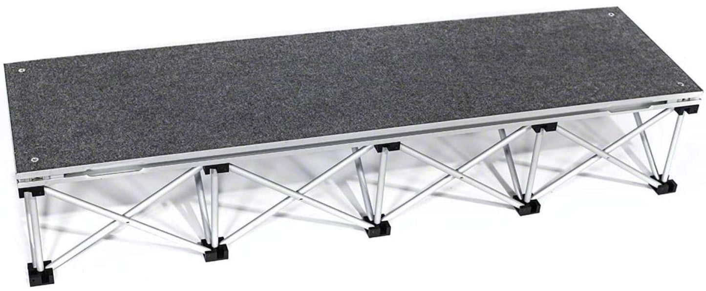 Intellistage 4 Foot Wide Industrial Step Package for 16 Inch High Stages