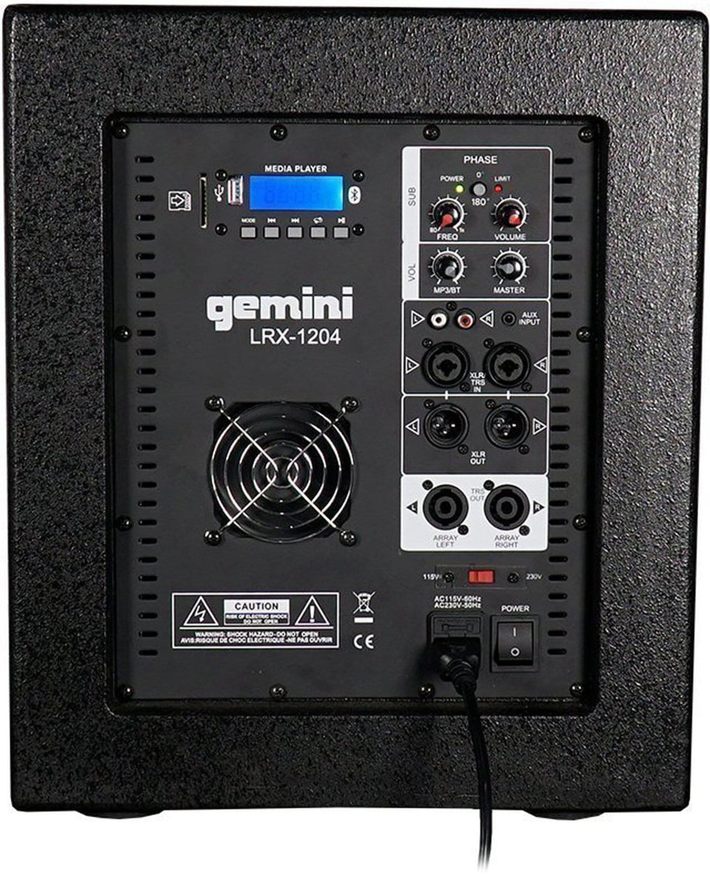 Gemini LRX-1204 Portable Line Speaker Array w/ Sub - ProSound and Stage Lighting
