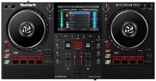Numark MIXSTREAM PRO+ Standalone DJ Console with Wifi Music Streaming and Built-In Speakers - PSSL ProSound and Stage Lighting
